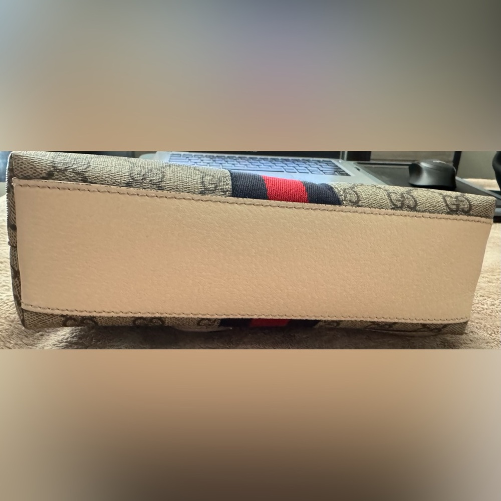 GUCCI 
Pre-Loved GG Supreme Monogram Web Small Ophidia - Picture 4 of 6